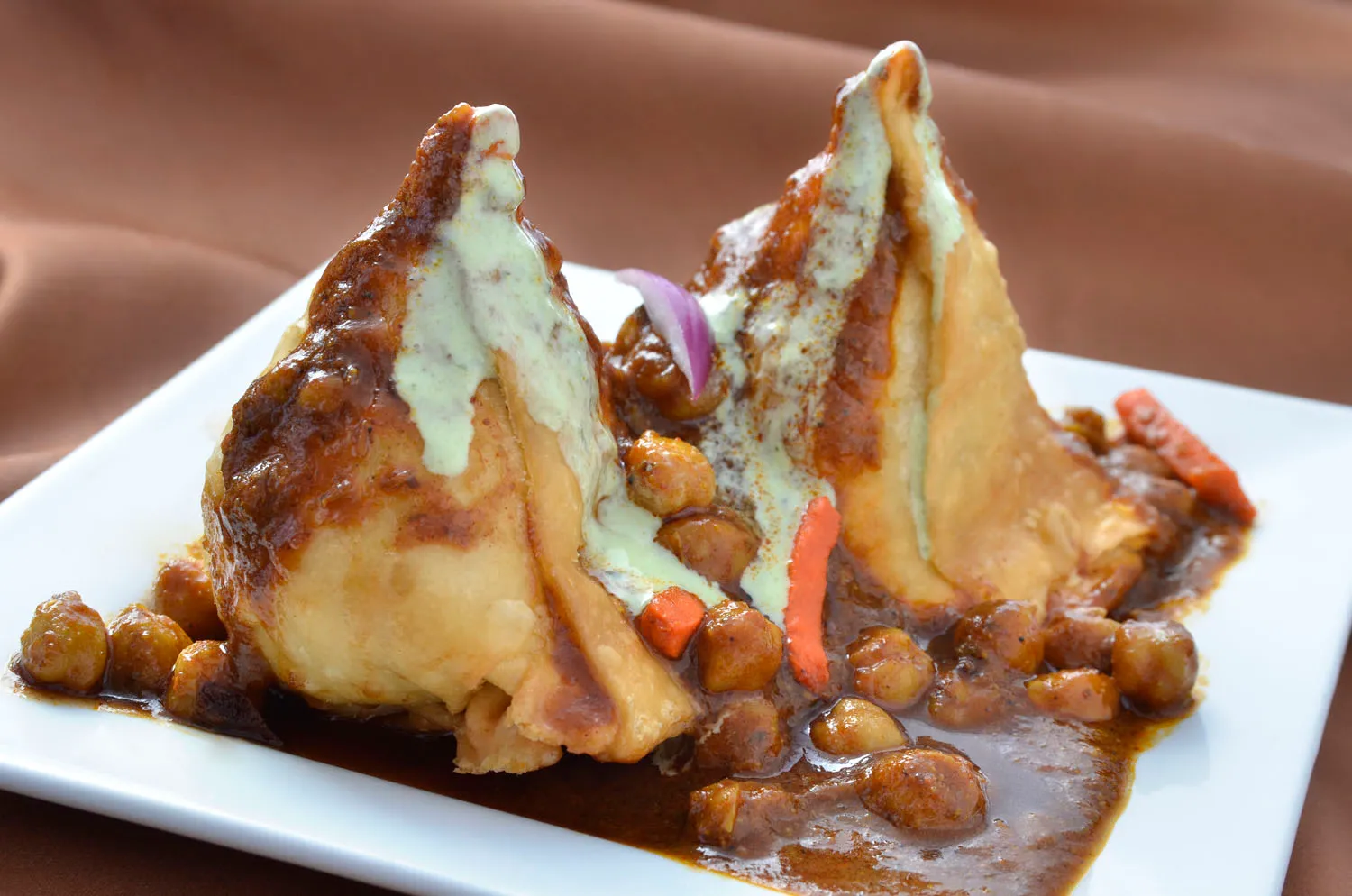 Vegetable Samosa at Clay Oven Express Indian Restaurant Winnipeg